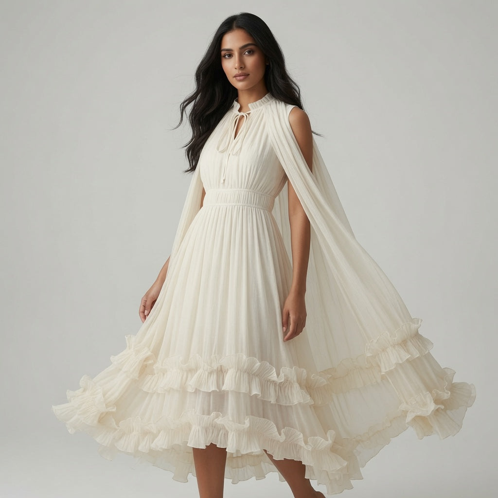 Grace Cascade Maxi Dress