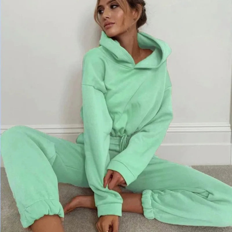 Oversized Hoodie & Sweatpants Tracksuit Set