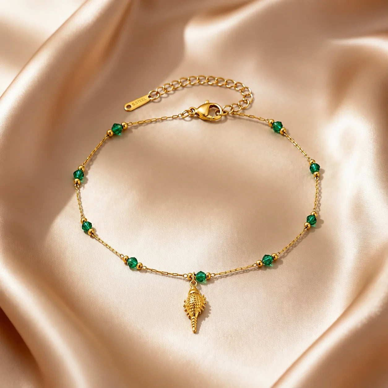 Boho Seashell Anklet