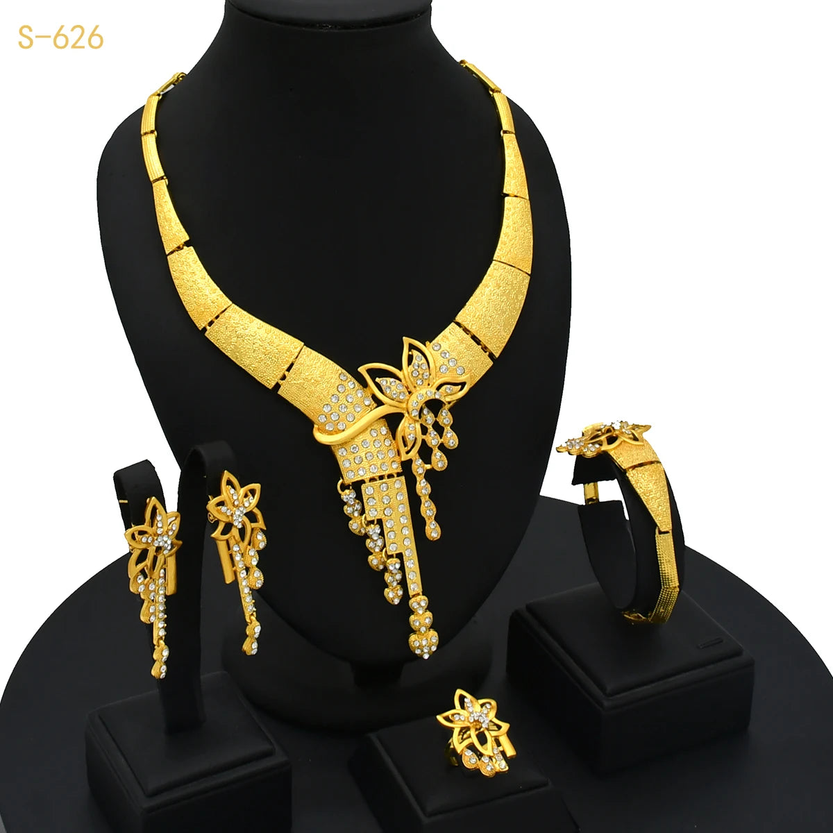 Dubai Blossom Bridal Jewelry Set
