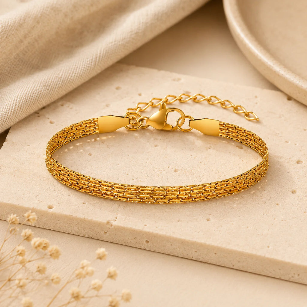 Thin Multilayer Chain Bracelet