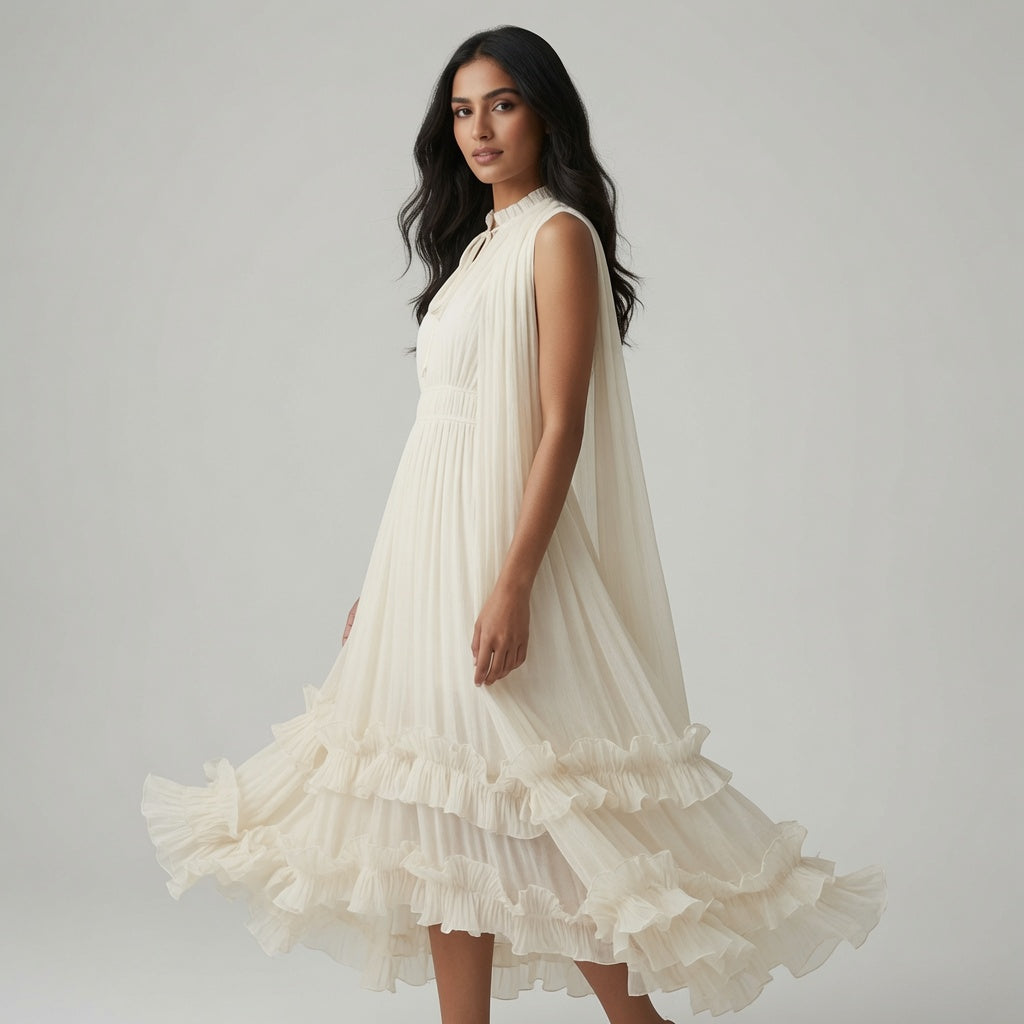 Grace Cascade Maxi Dress