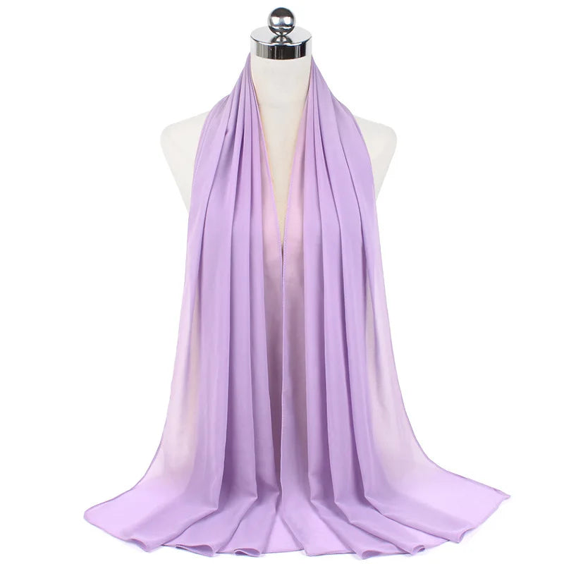 Elegant Chiffon Hijab – Soft Lightweight Headscarf | 39 Colors