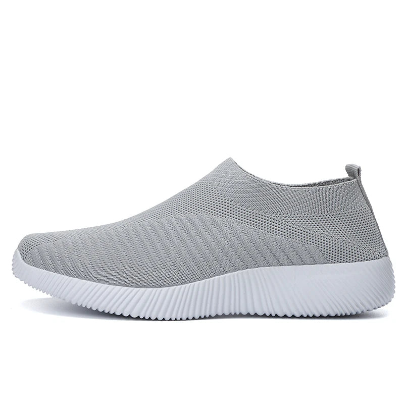 Women's Cotton Slip-On Shoes – Lightweight Casual Flats