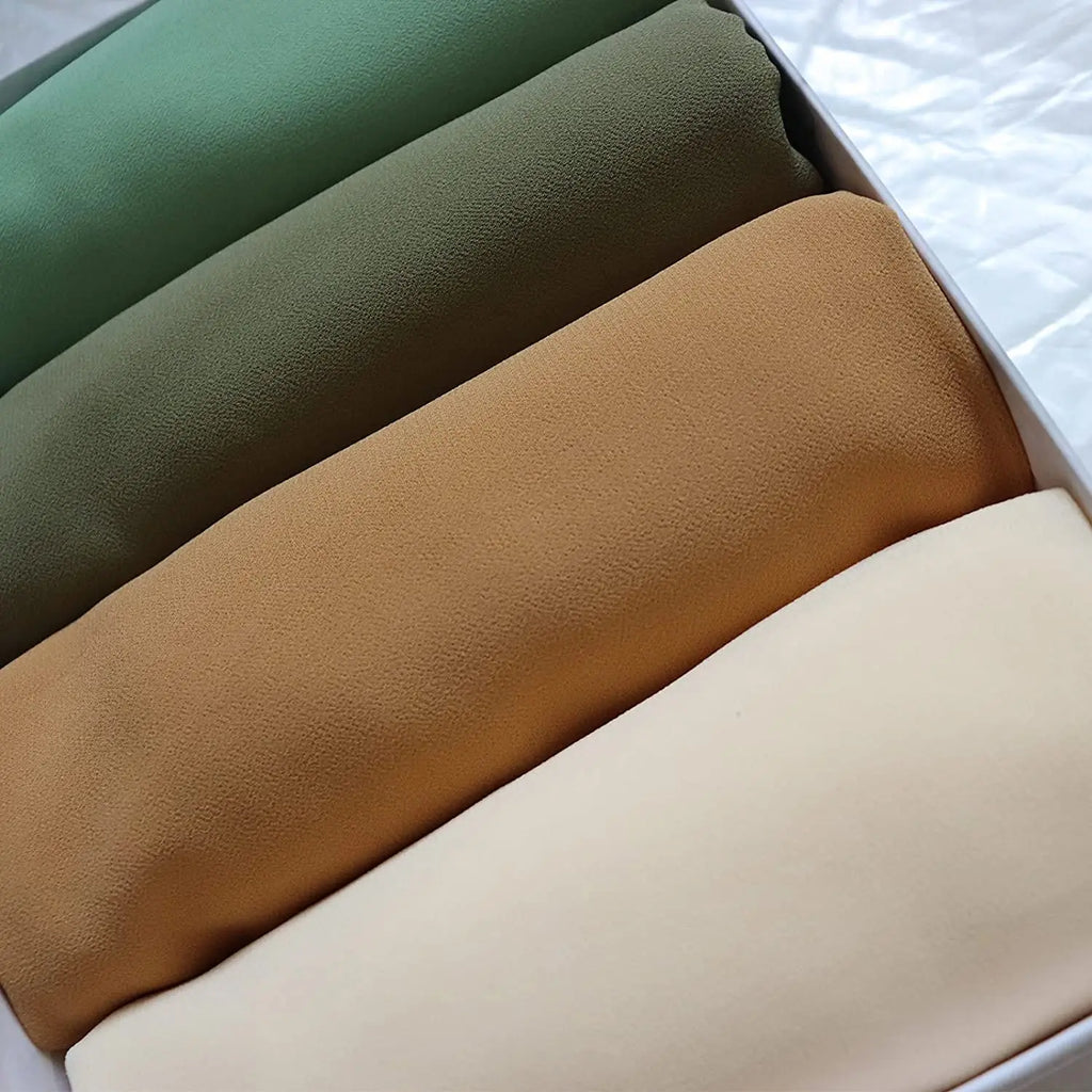 Elegant Chiffon Hijab – Soft Lightweight Headscarf | 39 Colors