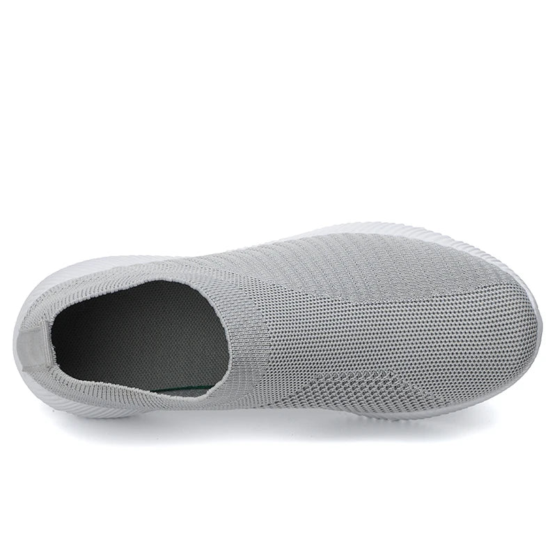 Women's Cotton Slip-On Shoes – Lightweight Casual Flats