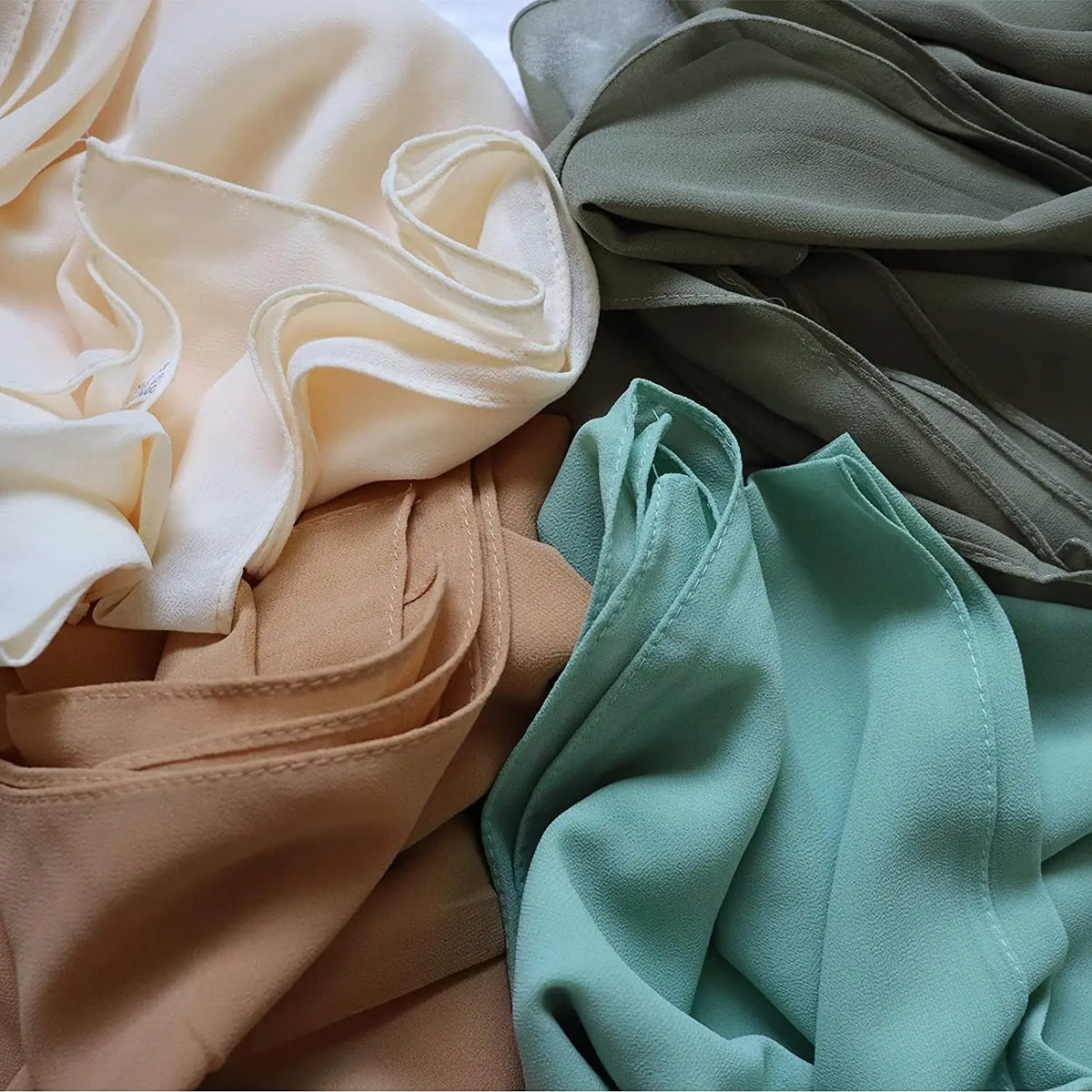 Elegant Chiffon Hijab – Soft Lightweight Headscarf | 39 Colors