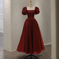 Aurora Organza Tea-Length Gown