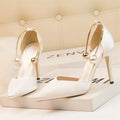 Pearl Elegance Heeled Sandals