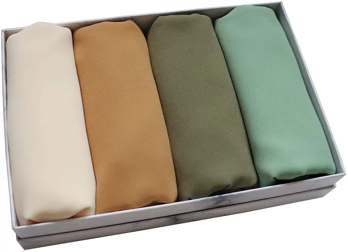 Elegant Chiffon Hijab – Soft Lightweight Headscarf | 39 Colors