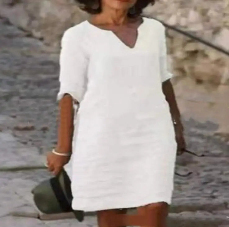 Vintage Breeze Mini Dress