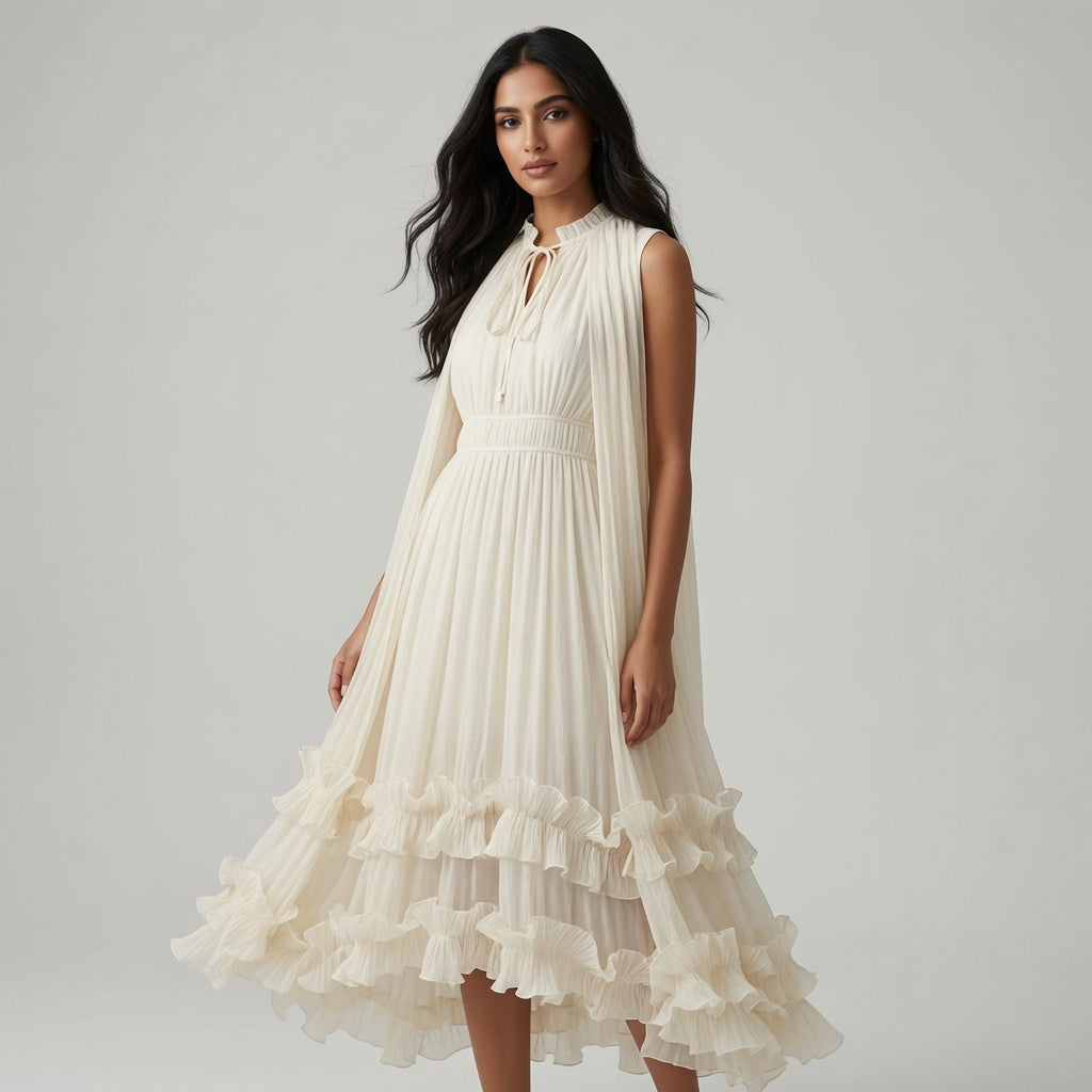 Grace Cascade Maxi Dress