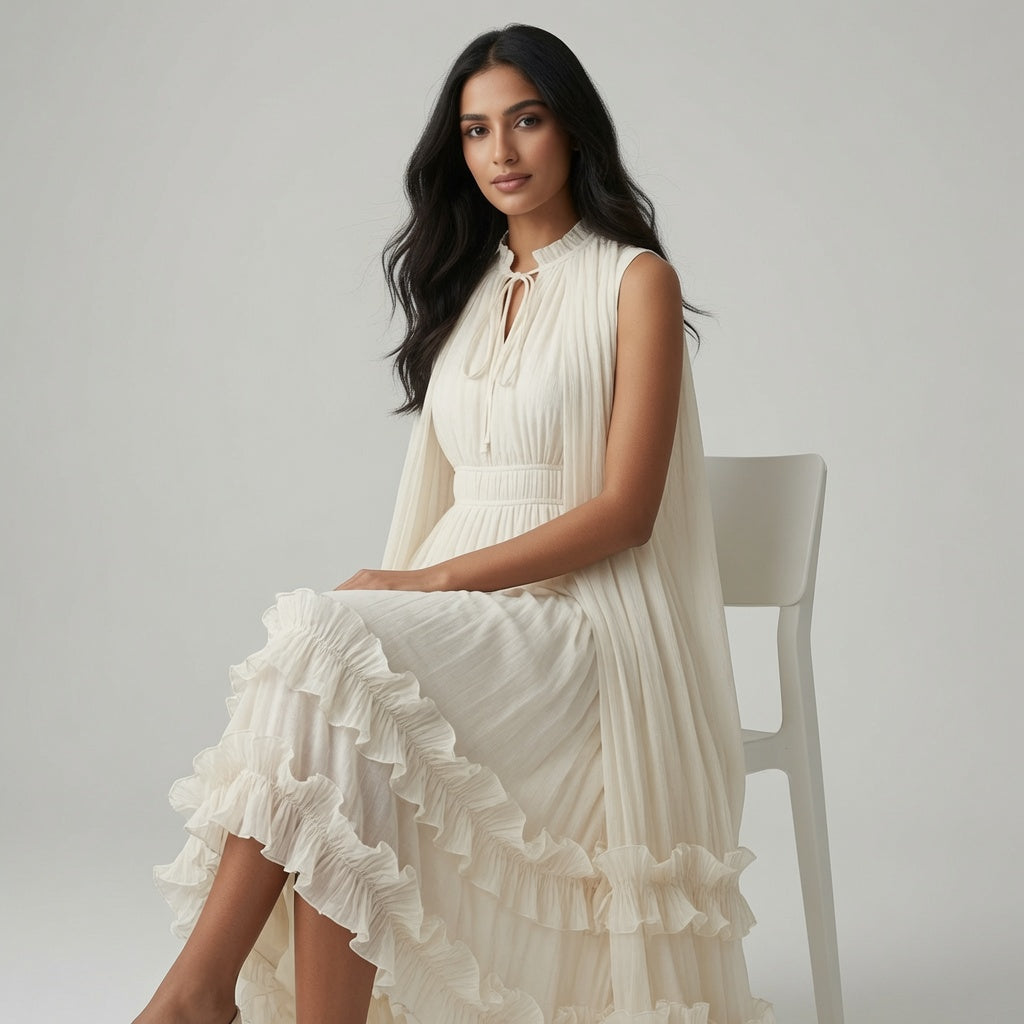 Grace Cascade Maxi Dress