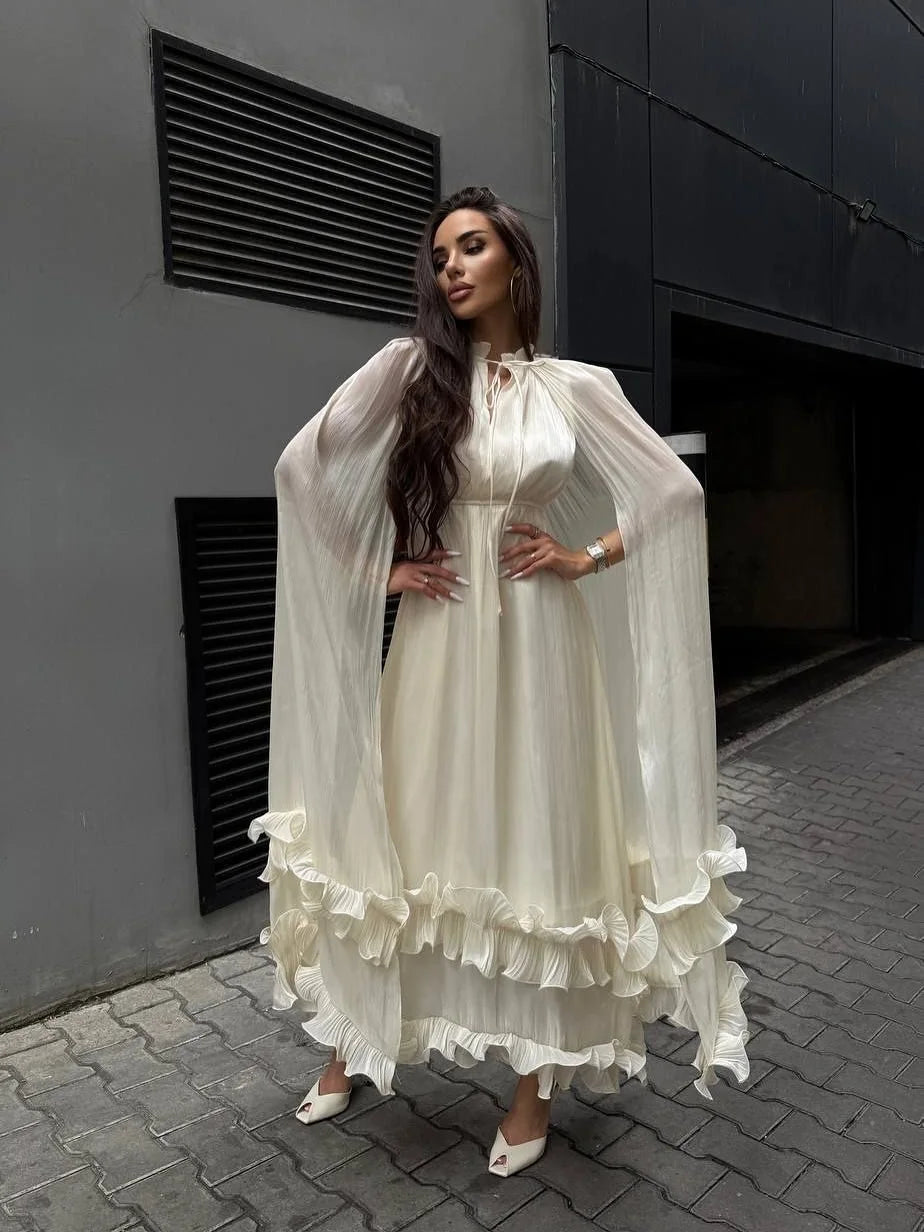 Grace Cape Maxi Dress