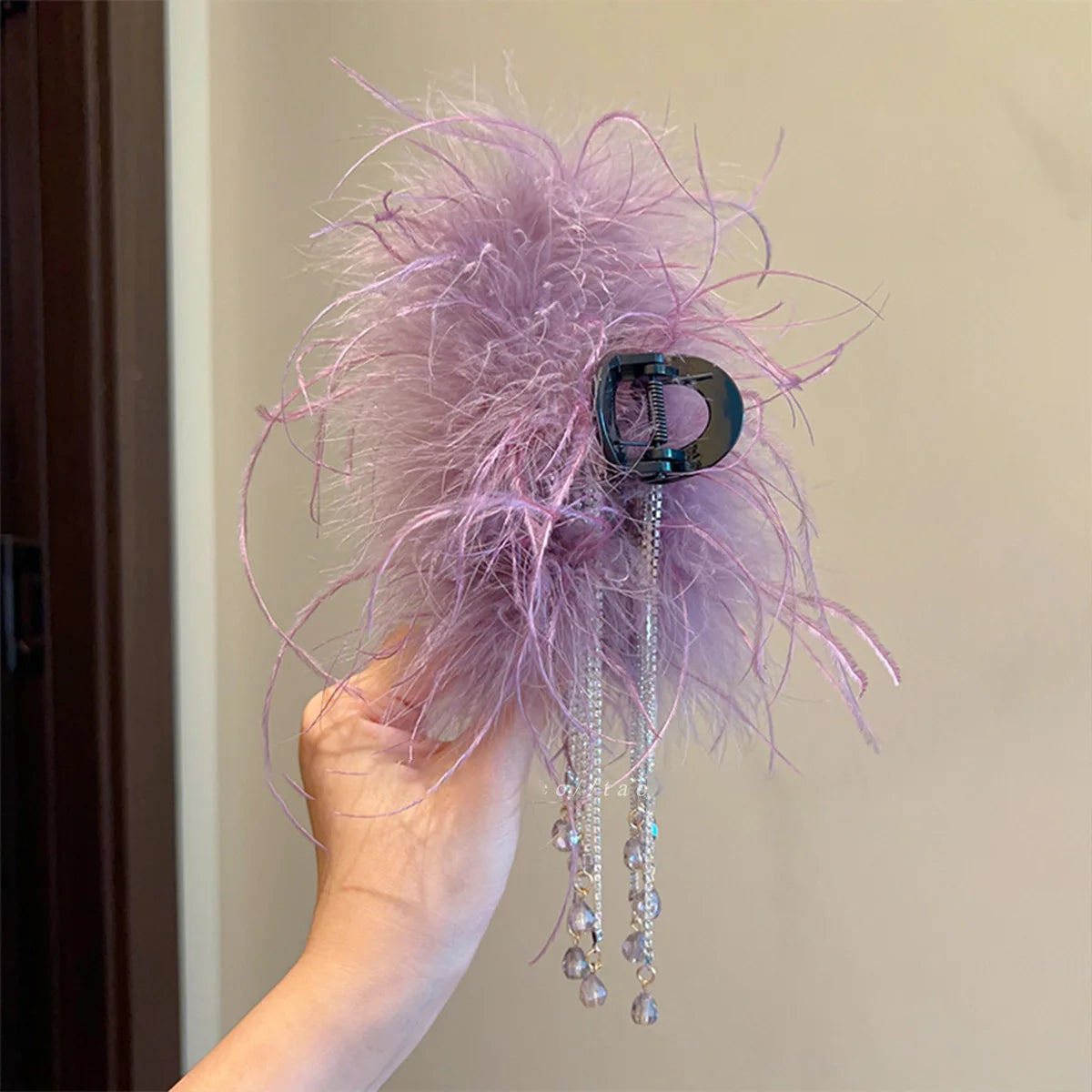 Chinese Butterfly Flower Tassel Hair Claw