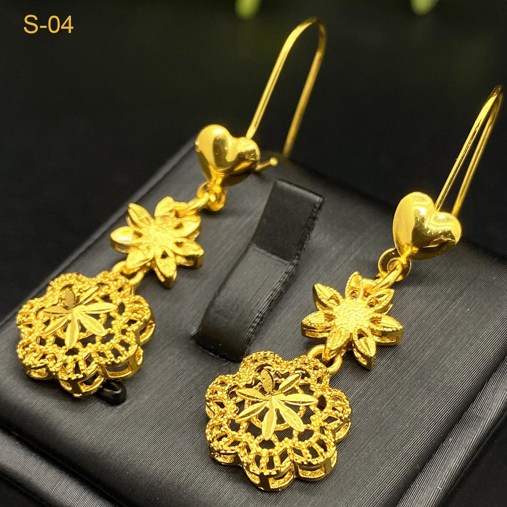 Golden Blossom Bridal Jewelry Set