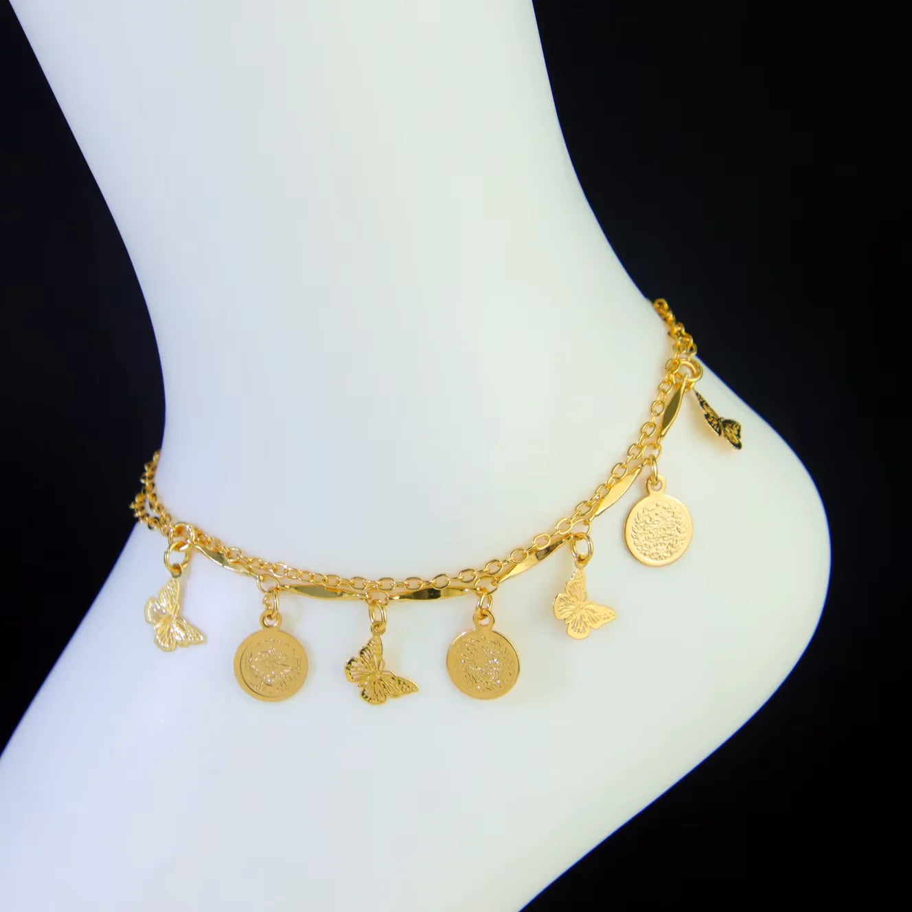Dubai Gold Plated Ankle Bracelet