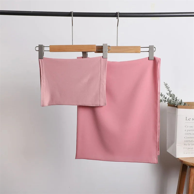 2-Piece Instant Chiffon Hijab Set with Undercap