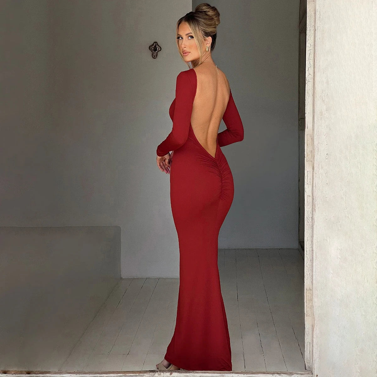 Eclipse Elegance Maxi Dress