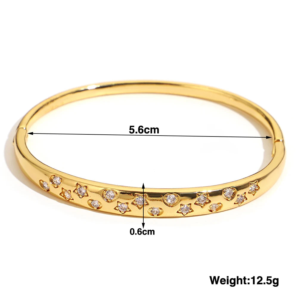 Luxe Glow Zircon Cuff
