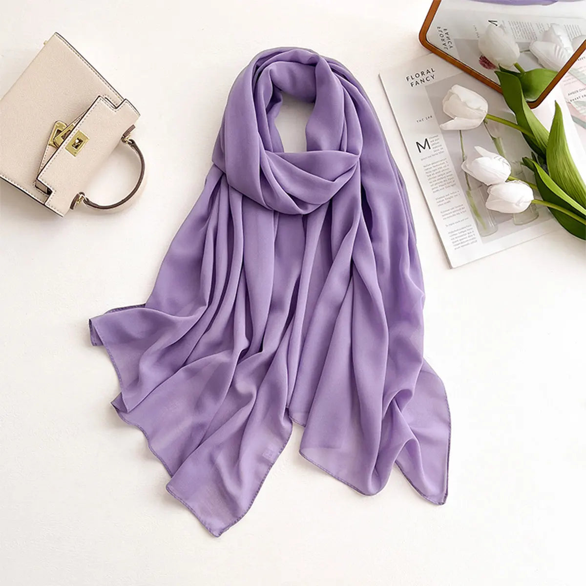 Everyday Jersey Hijab – Soft Stretch Headscarf | 70×180 cm
