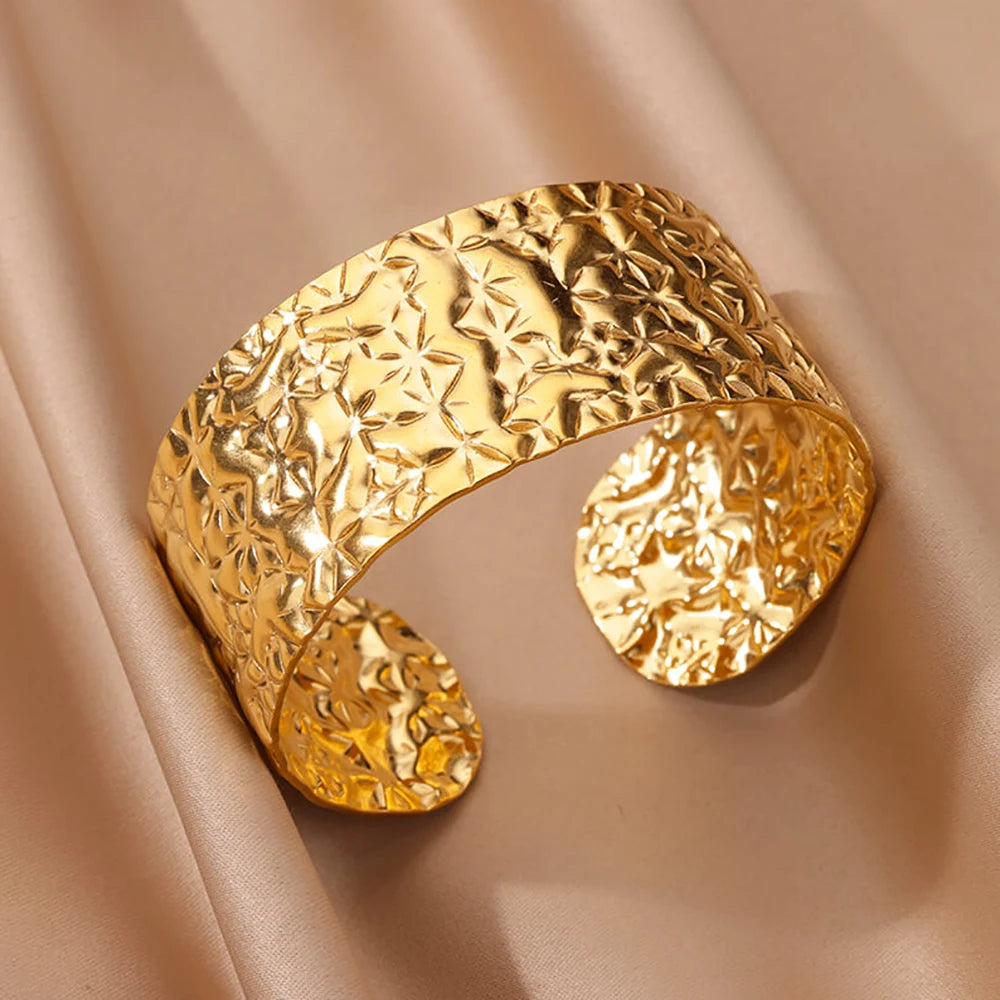 Golden Rebel Cuff Bracelet