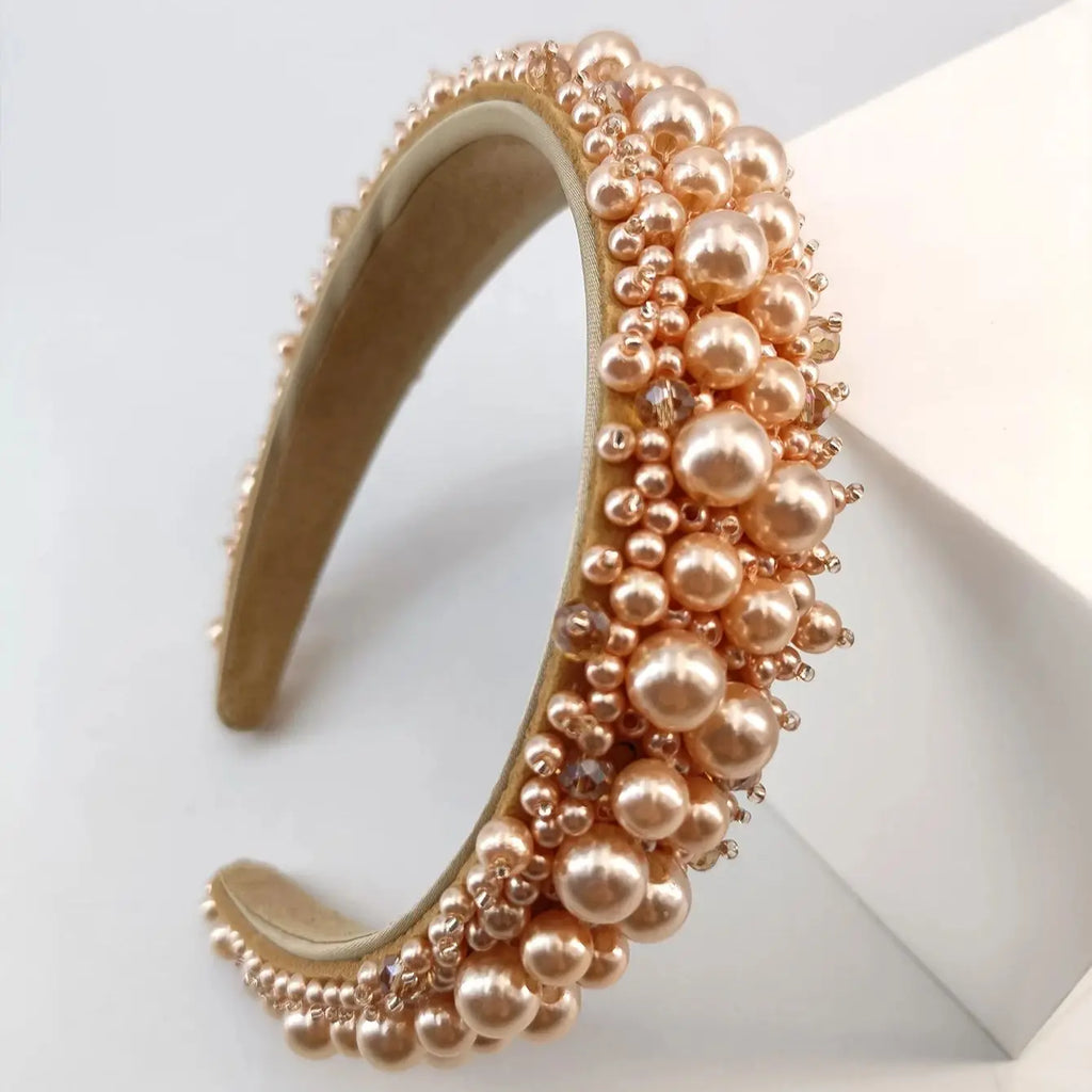 Pearl Crystal Headband