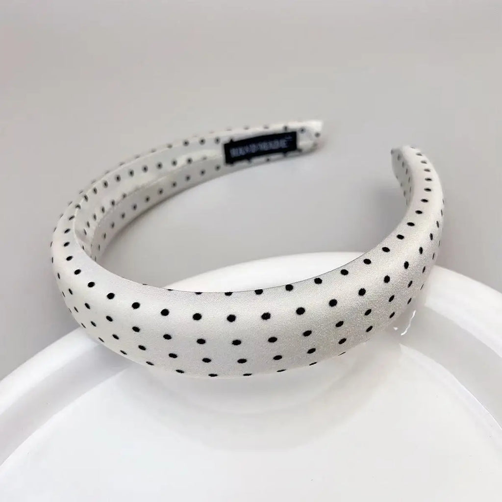 Polka Dot Volume Boosting Padded Headband