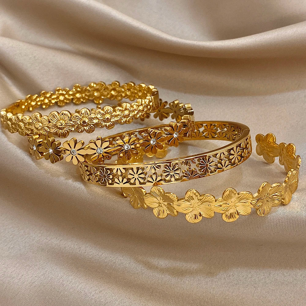 Luxe Heart Cuff Bracelet