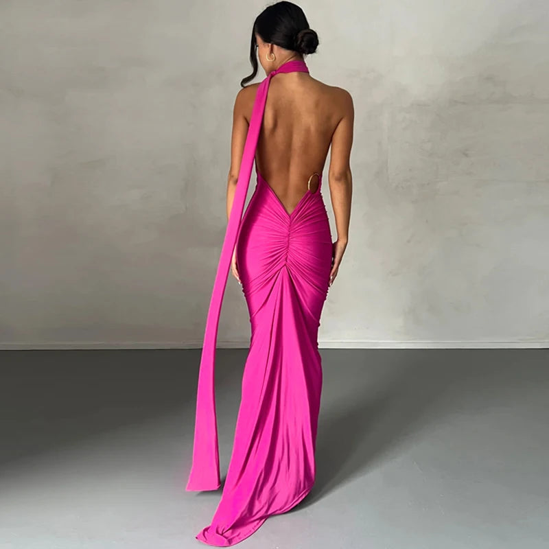 Aurora One-Shoulder Maxi Dress