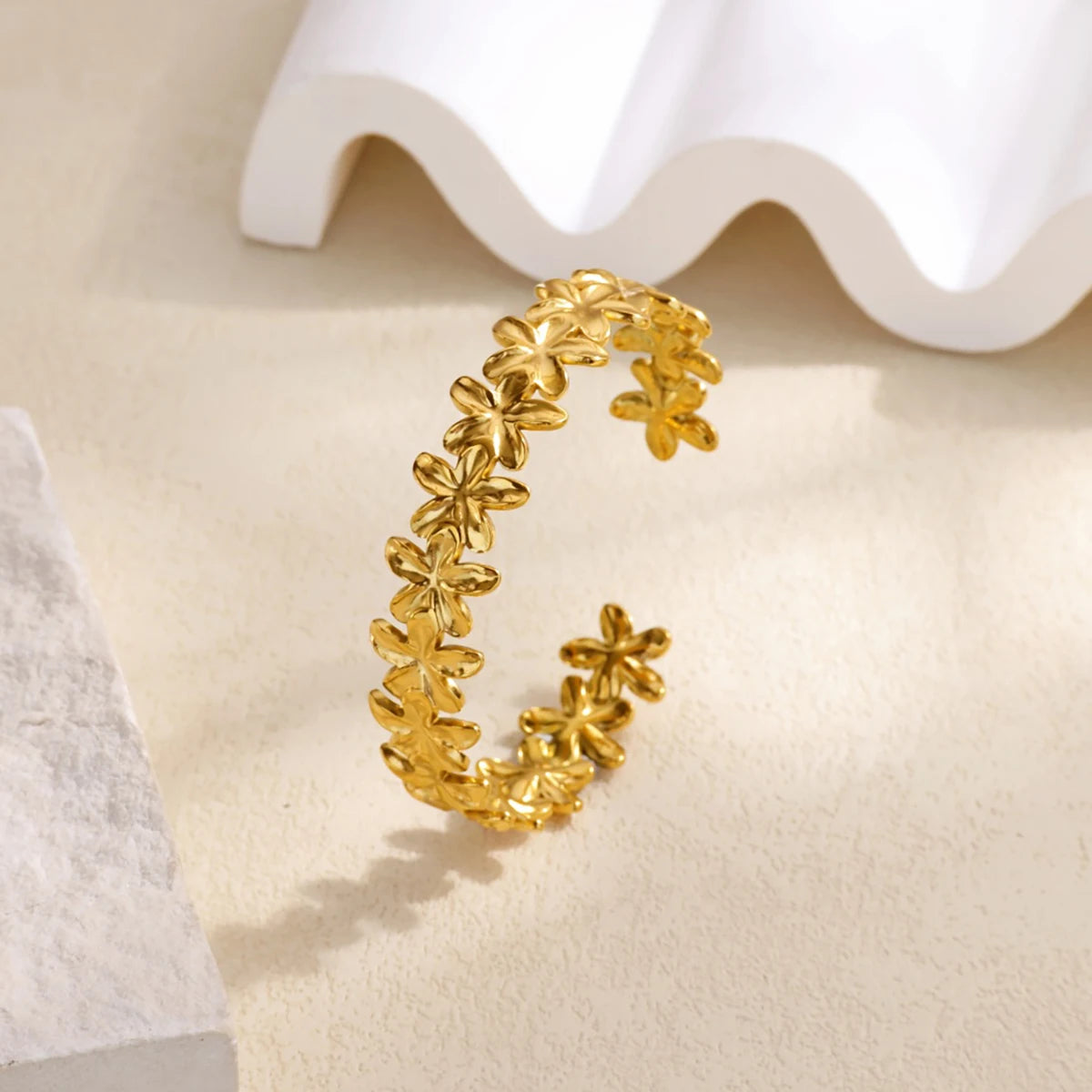 Golden Rebel Cuff Bracelet