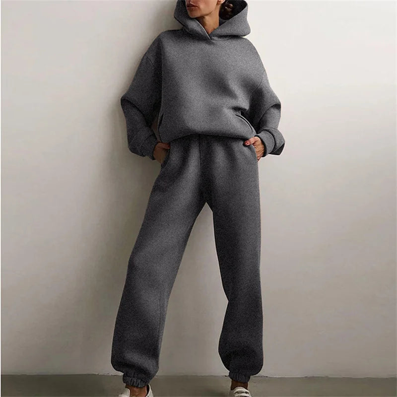 Oversized Hoodie & Jogger Pants Tracksuit Set