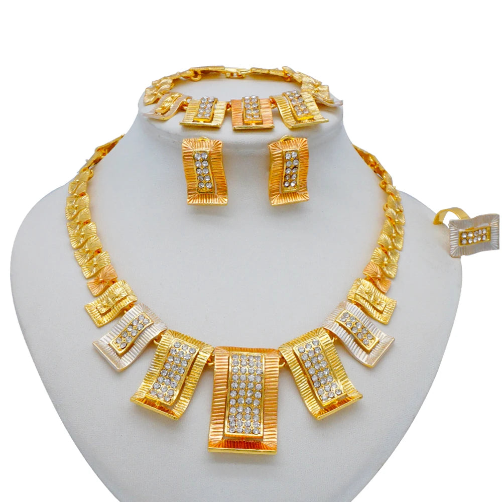 Luxury Crystal Jewelry Set