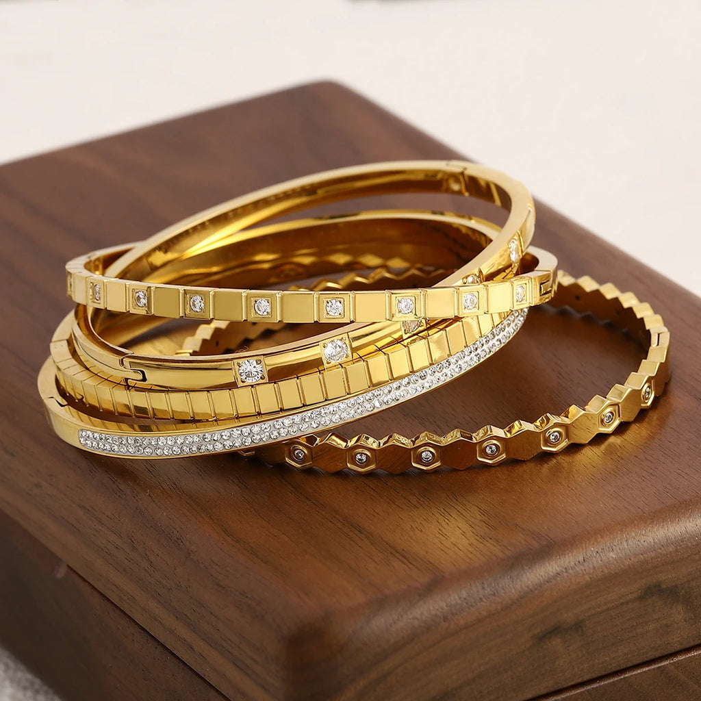 Luxe Glow Zircon Cuff