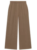 Pant sets Summer Women's Suit Shirts & Blouses Tops Trouser Women's Two Pieces Set Brown Short-sleeved Shirt Female Pantsuit