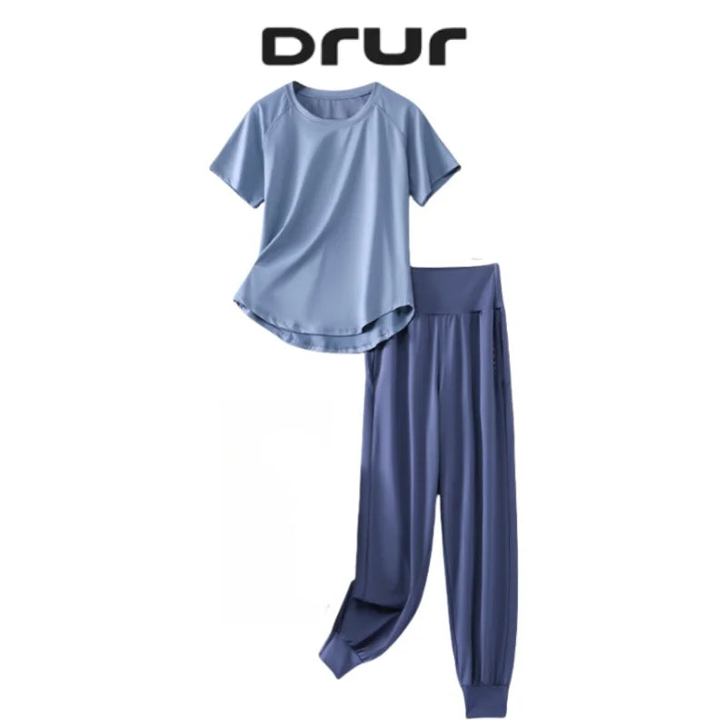 Yoga Sports Bra & Sweatpants Set