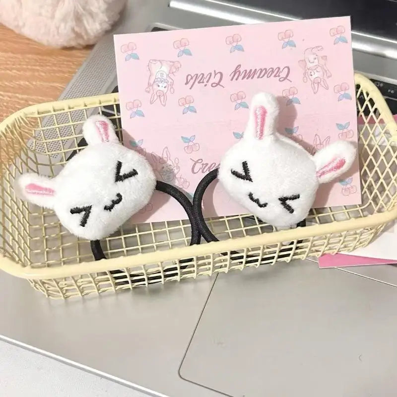 Plush Bunny Rabbit Hair Tie