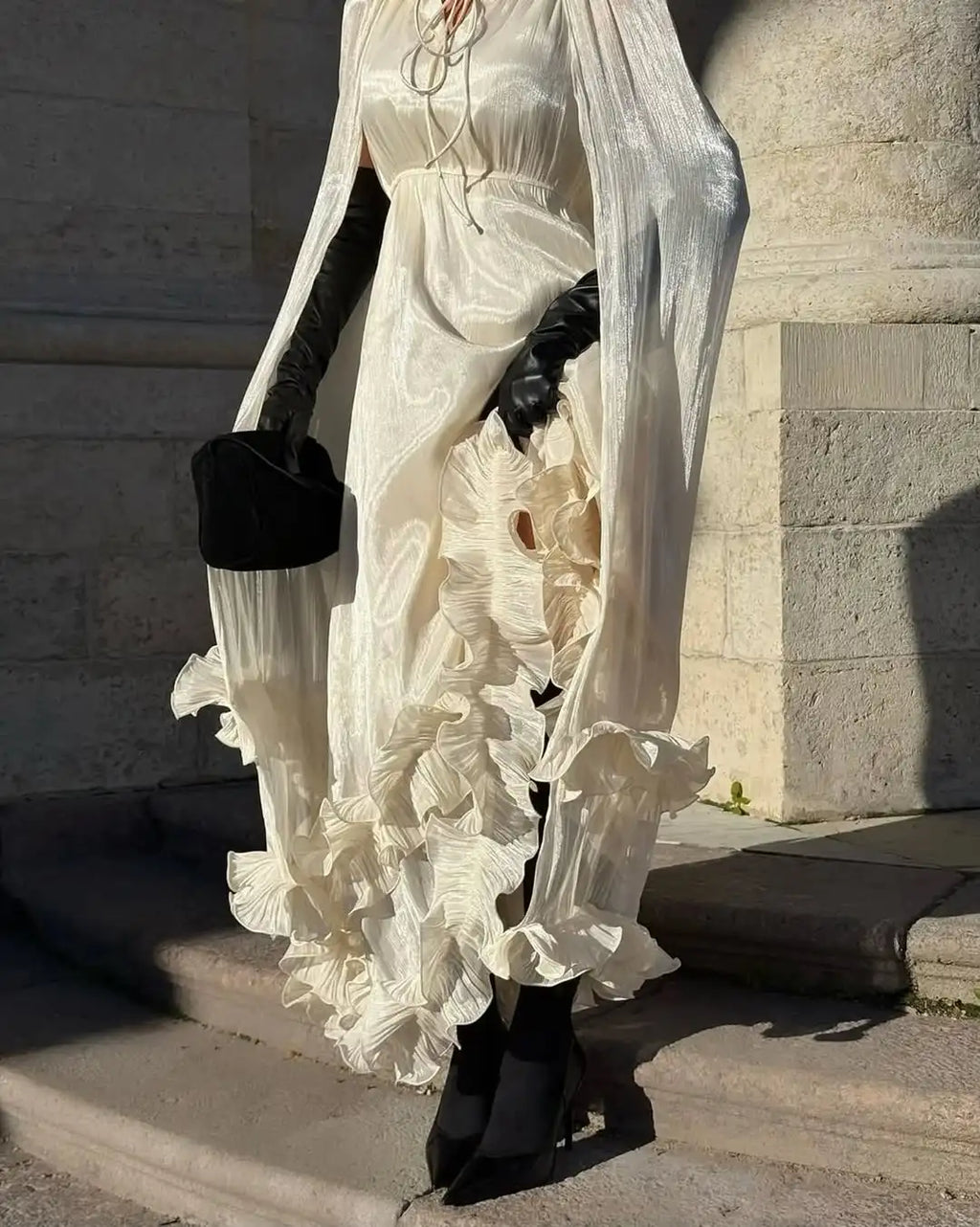 Grace Cape Maxi Dress