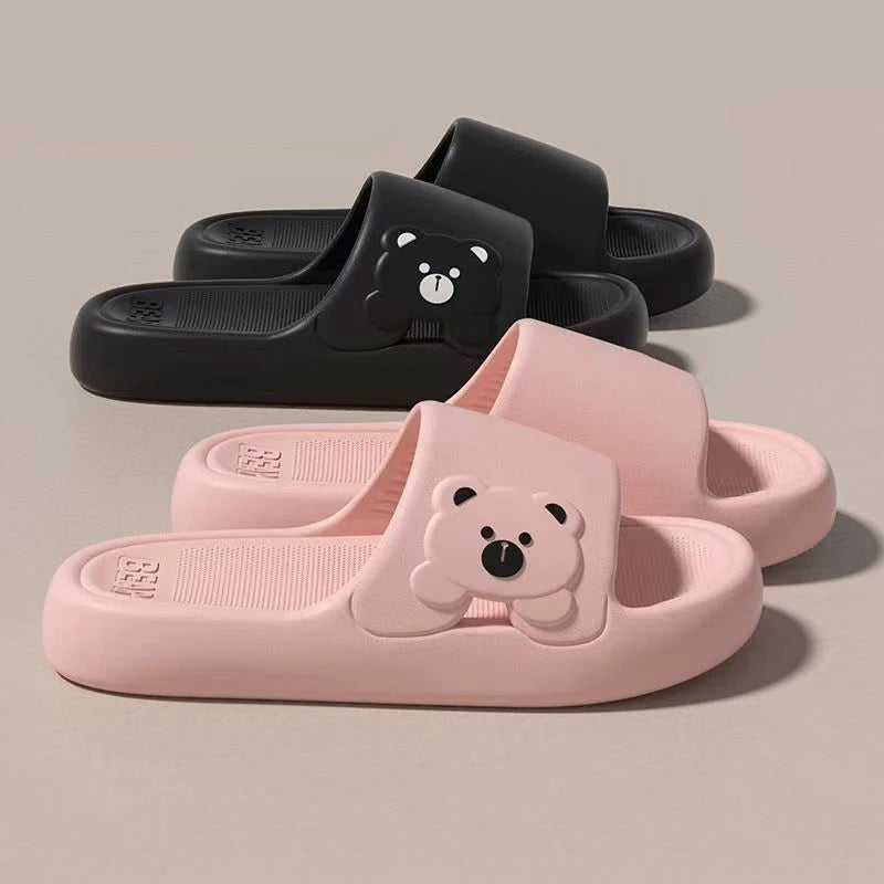 Cartoon Bear EVA Indoor Slide Slippers