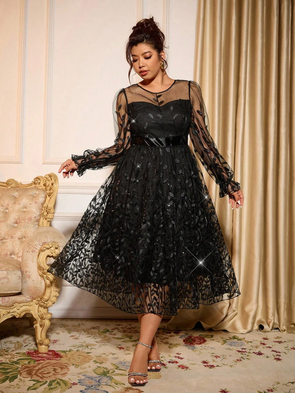 Timeless Grace Plus Dress