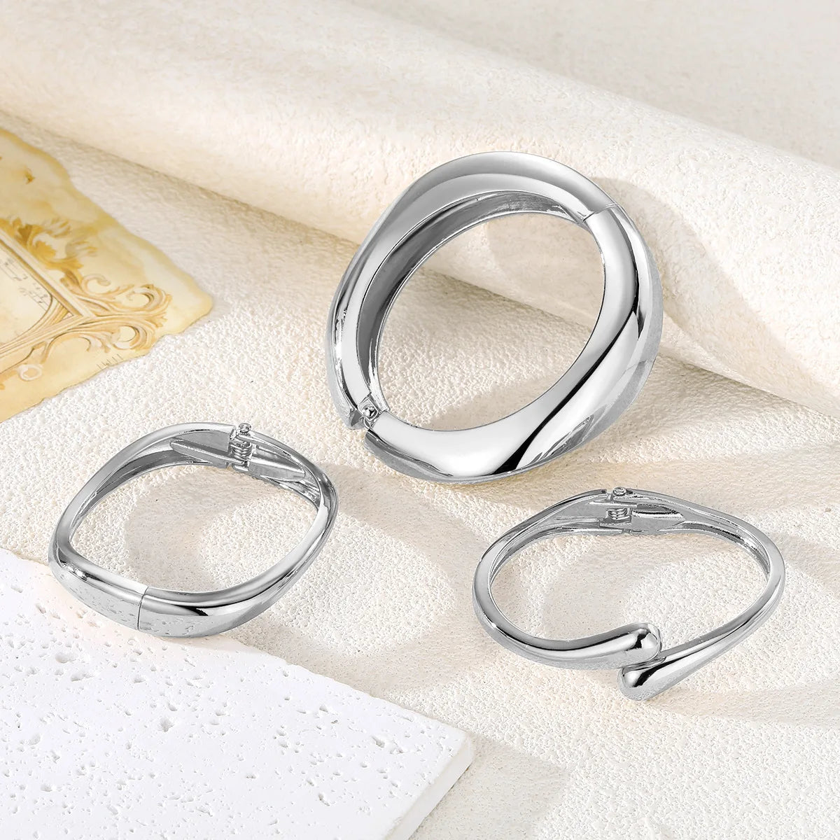 Golden Edge Cuff Bracelet