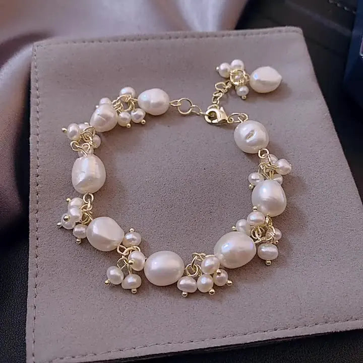 Baroque Pearl Gold Bracelet