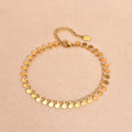 Full-gloss Disc Tassel Anklet