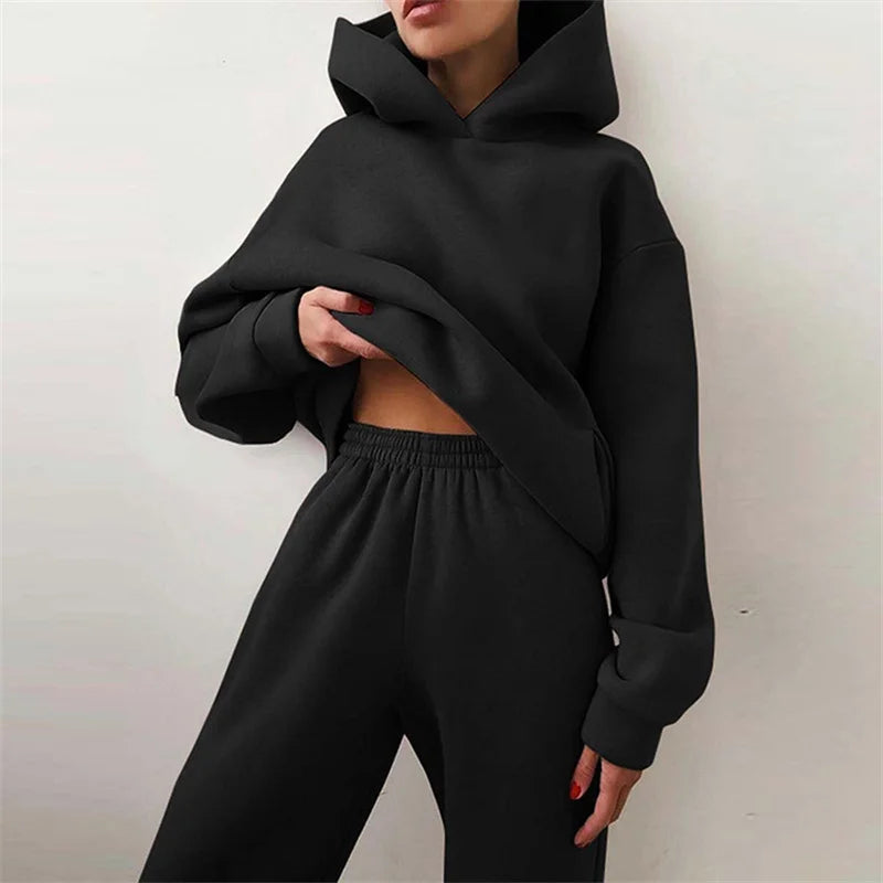 Oversized Hoodie & Jogger Pants Tracksuit Set