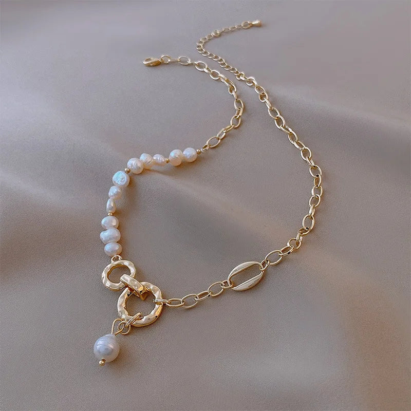 Pearl Lock Necklace