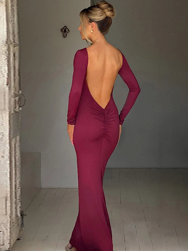 Eclipse Elegance Maxi Dress