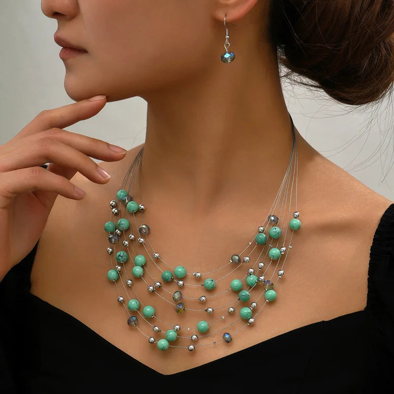Veloura Colorful Beaded Jewelry Set