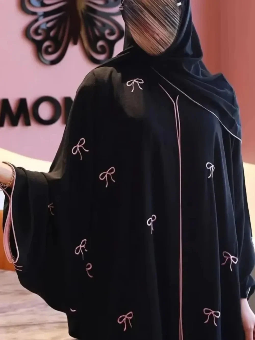 Long Sleeve Prayer Abaya Maxi Dress
