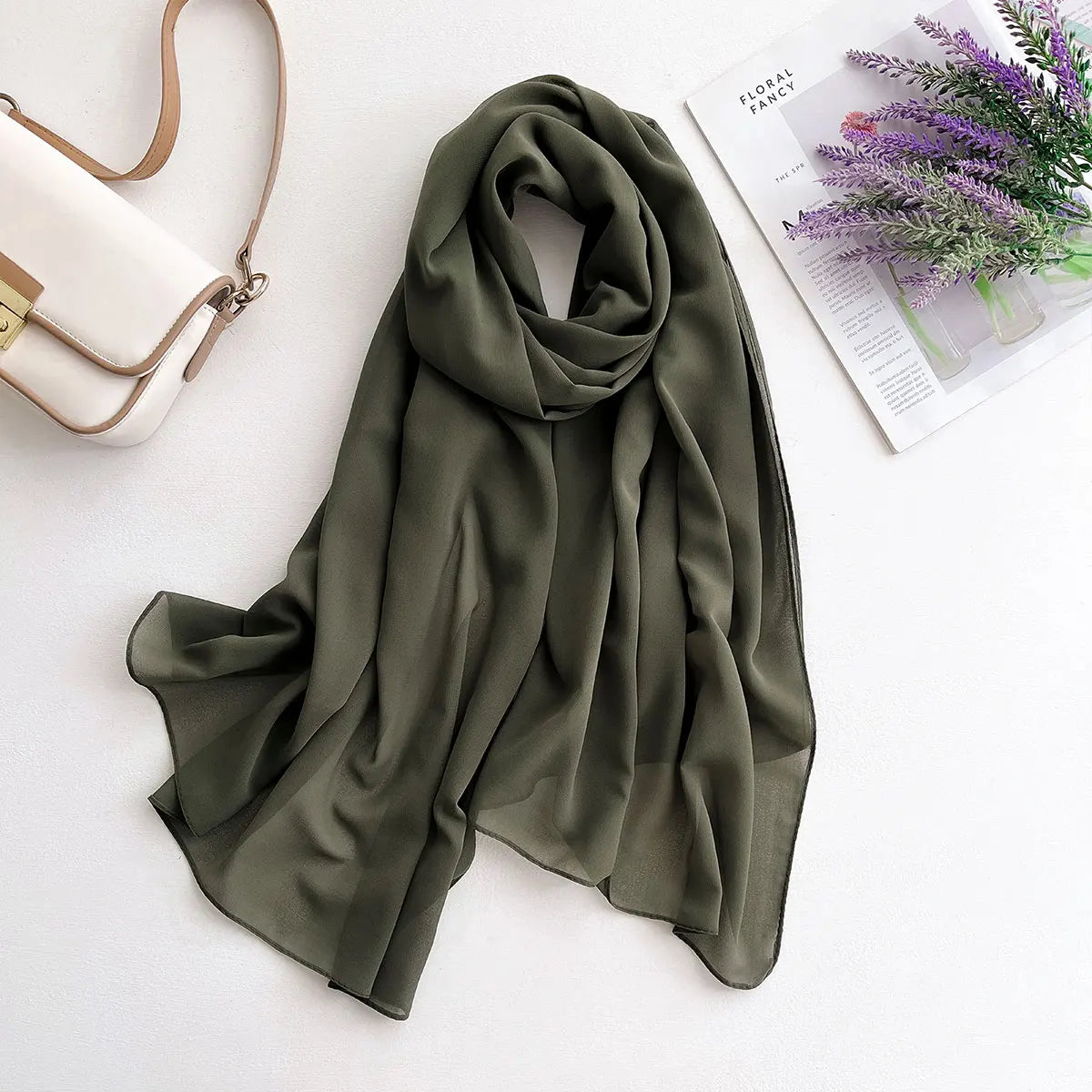 Everyday Jersey Hijab – Soft Stretch Headscarf | 70×180 cm