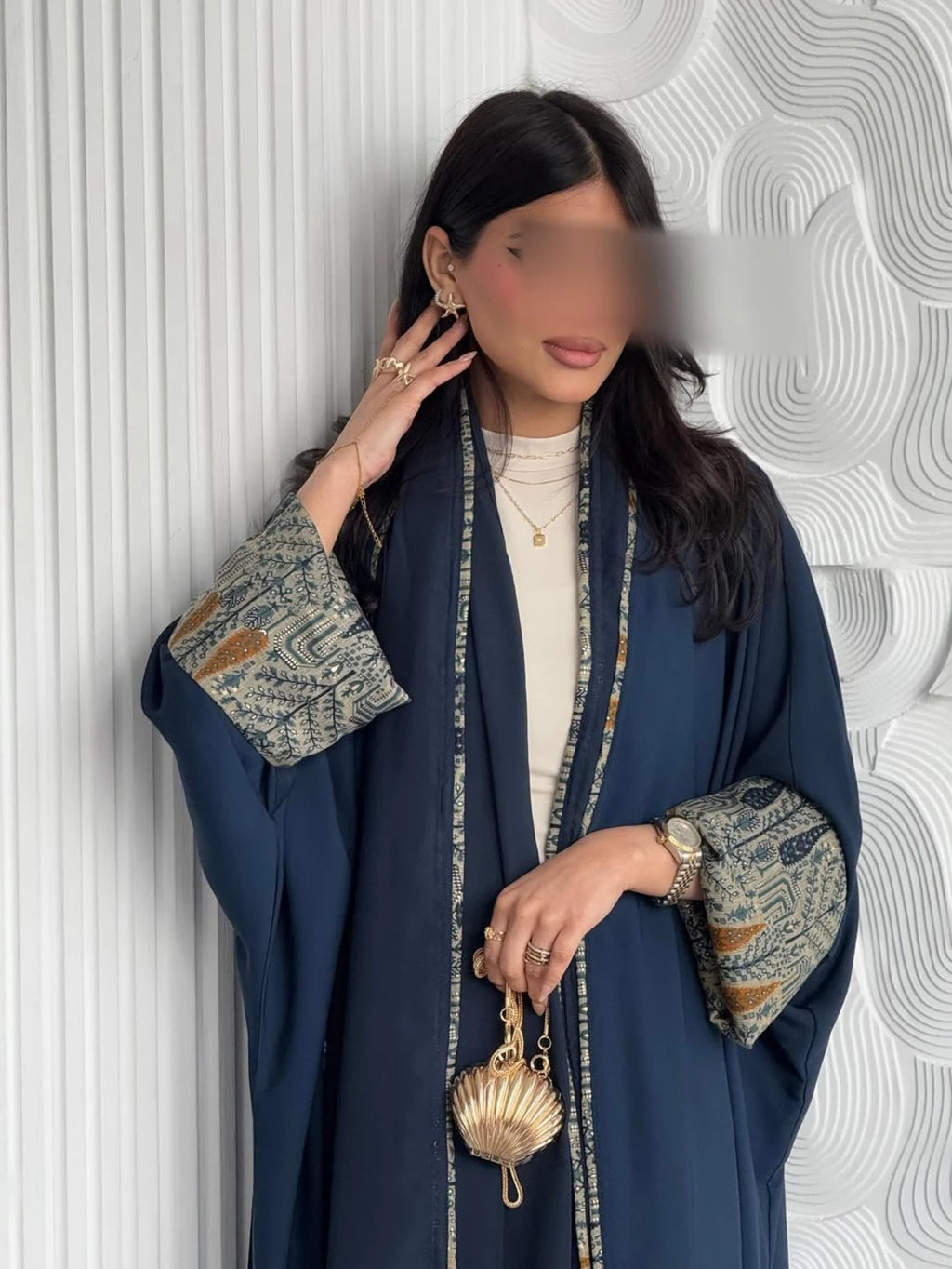 Muslim Women Abaya & Hijab 2pcs Set